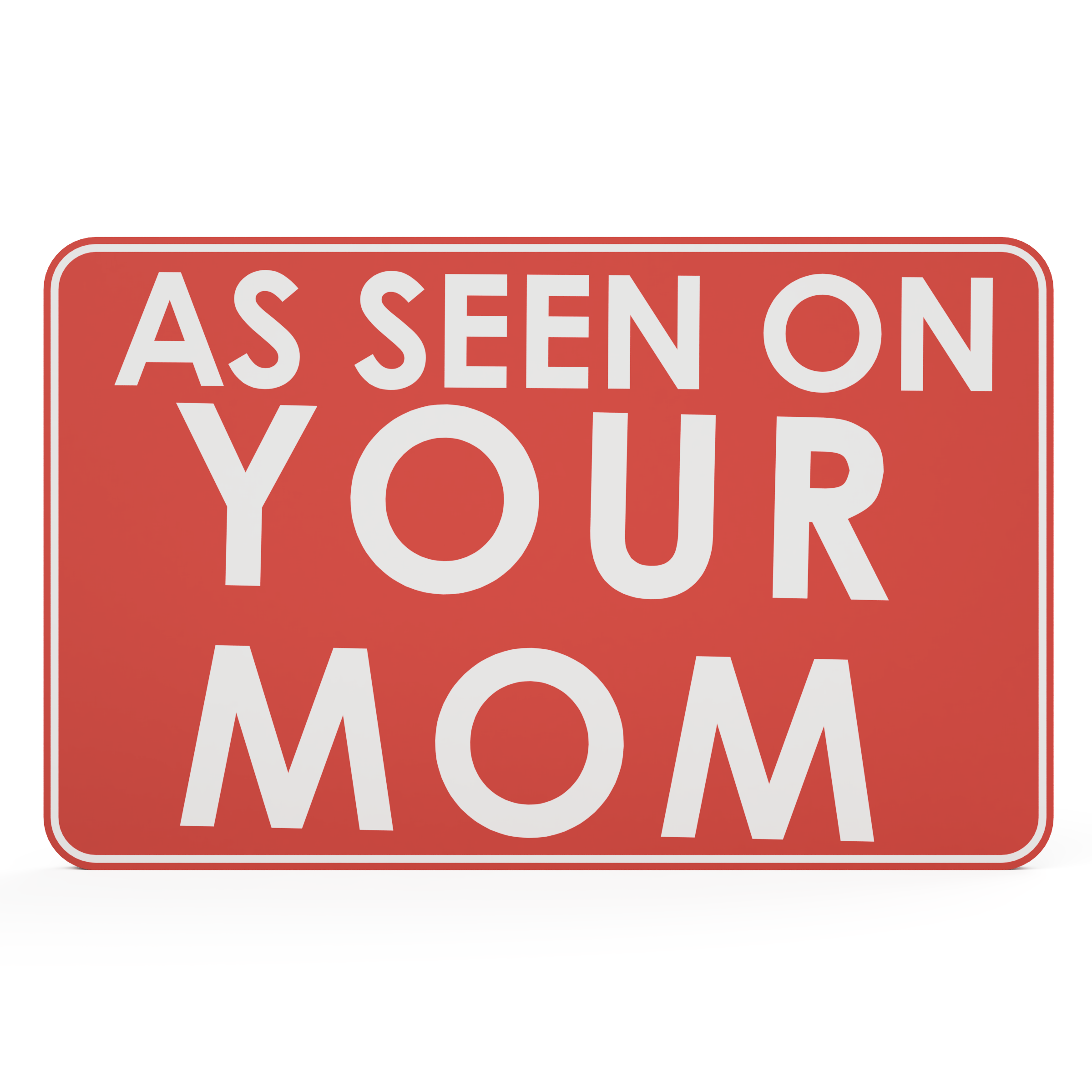 As Seen On Your Mom Trailer Hitch Cover