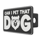 Can I Pet That Dog Trailer Hitch Cover