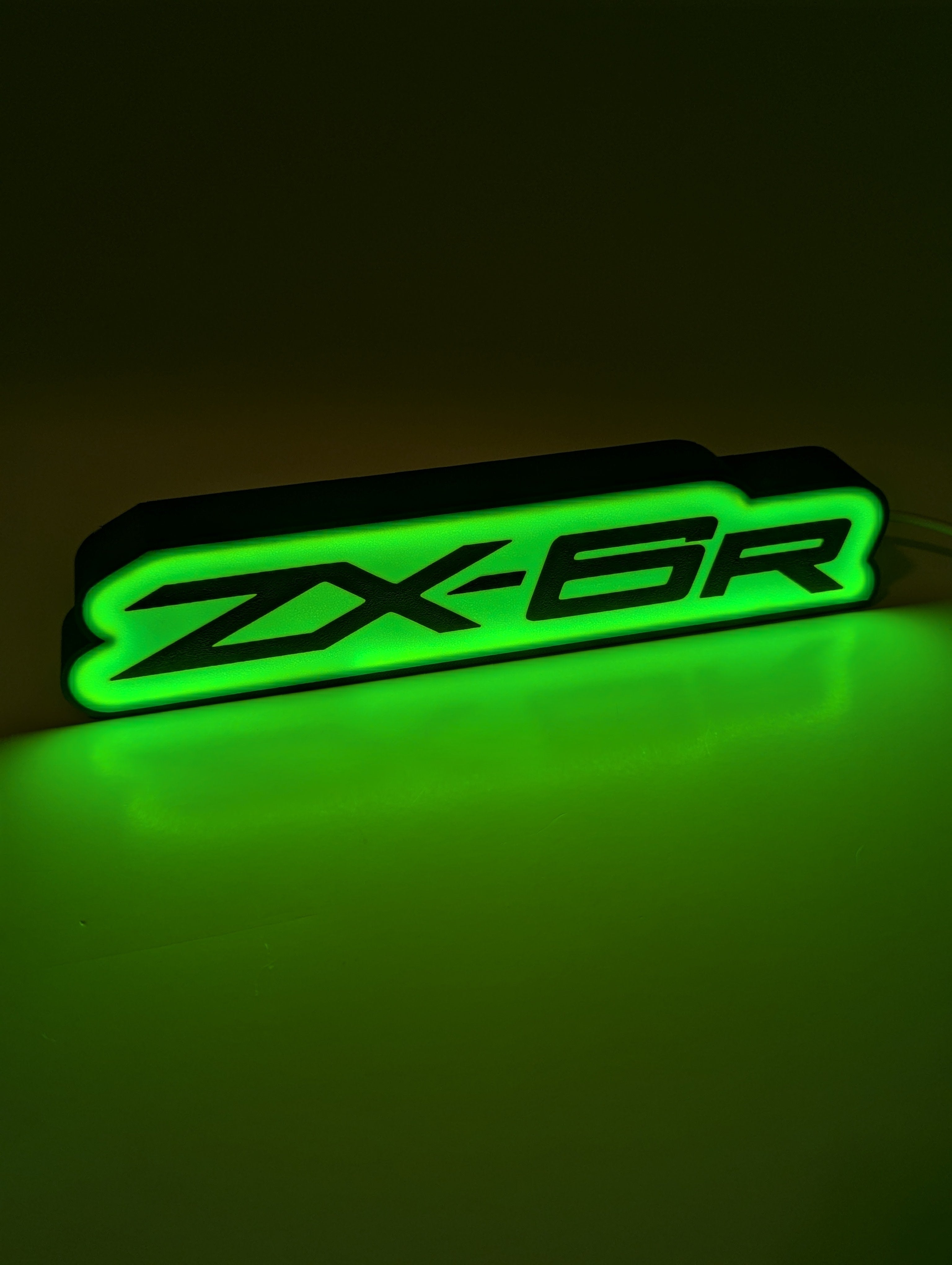 Kawasaki ZX-6R LED Lightbox Sign