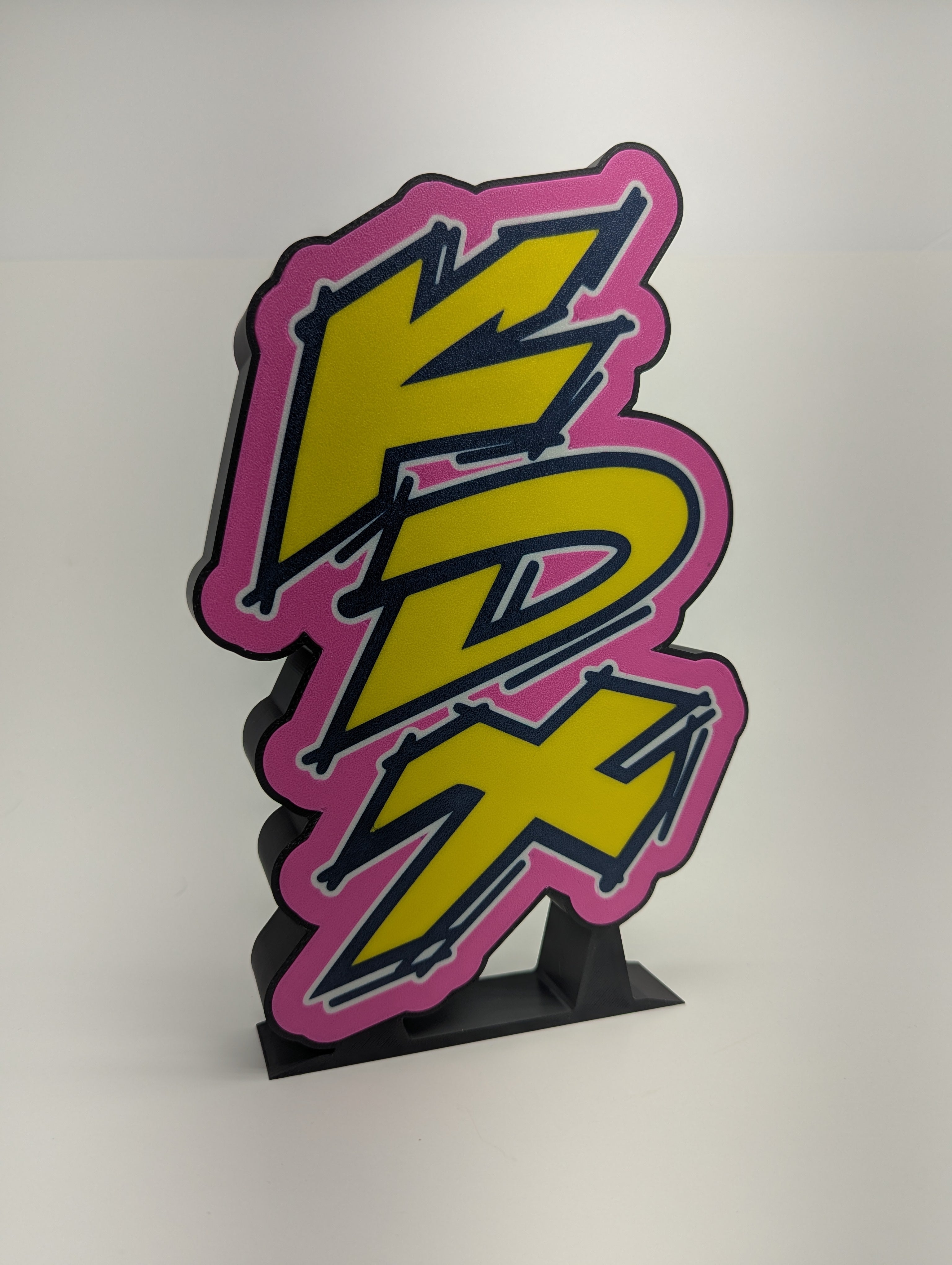 Retro Kawasaki KDX Logo LED Lightbox Sign