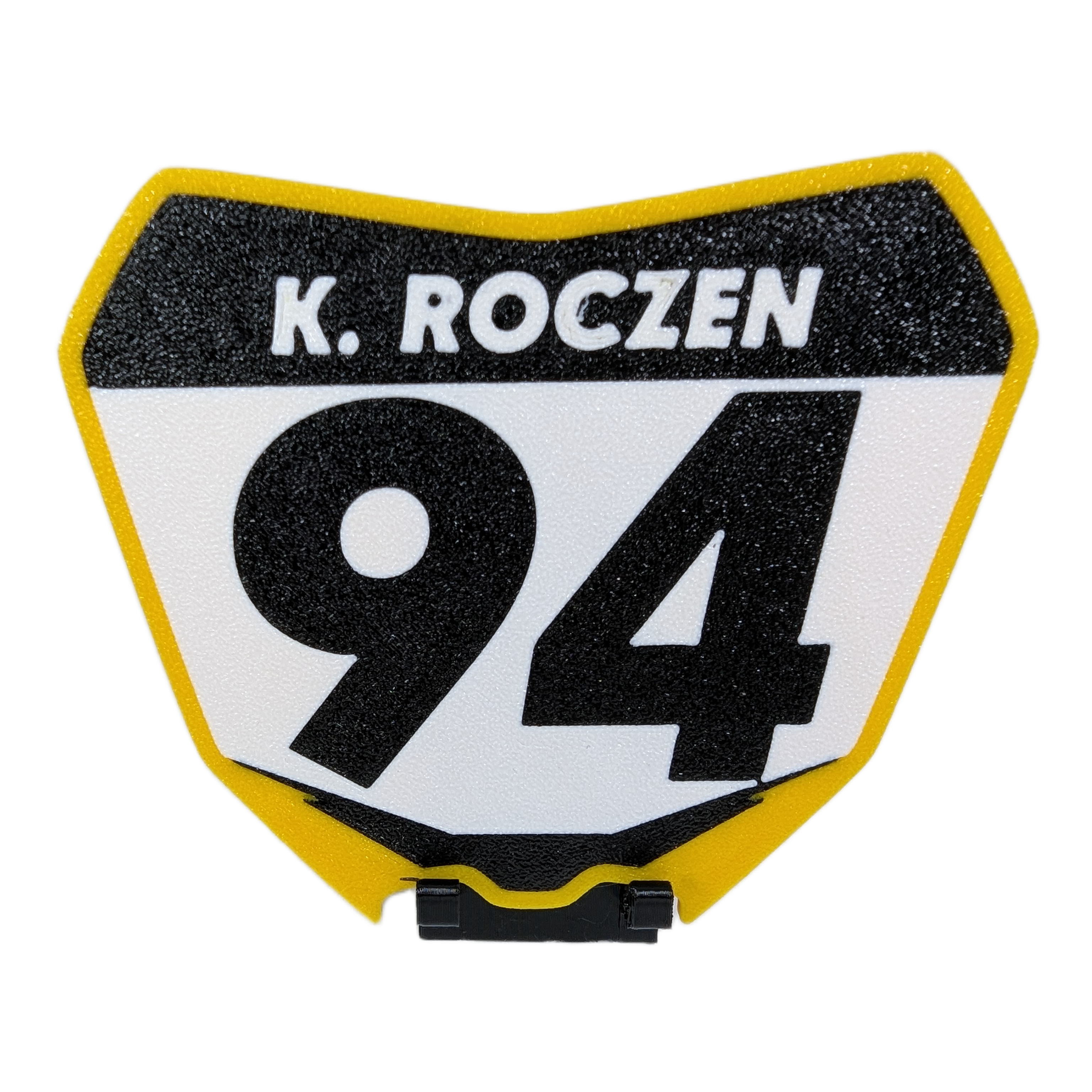 Customized Mini-Moto Front Number Plate