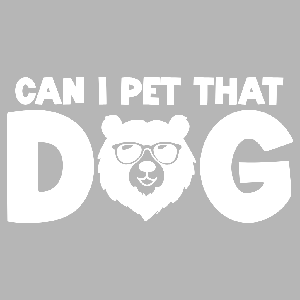 Can I Pet That Dog Vinyl Decal