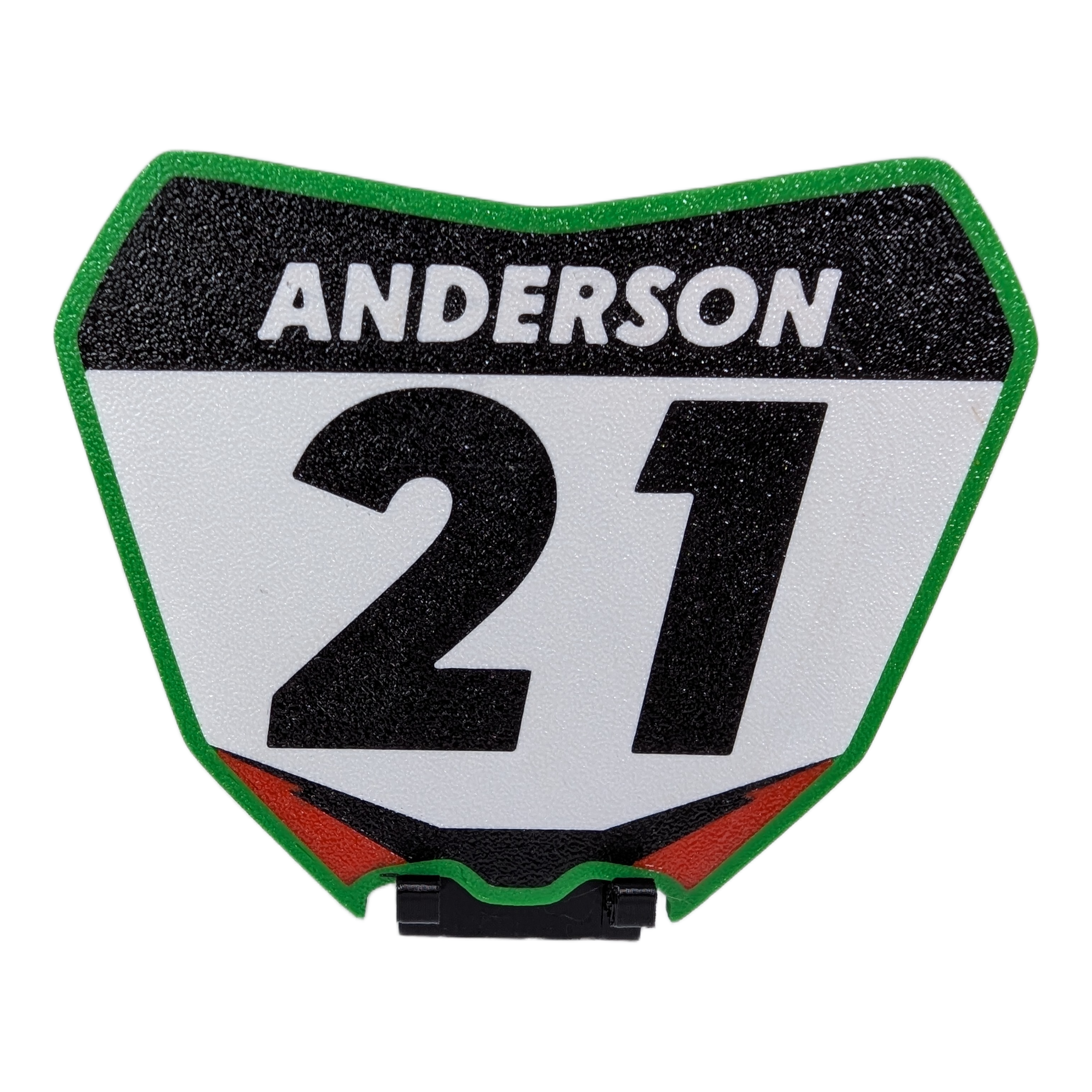 Customized Mini-Moto Front Number Plate